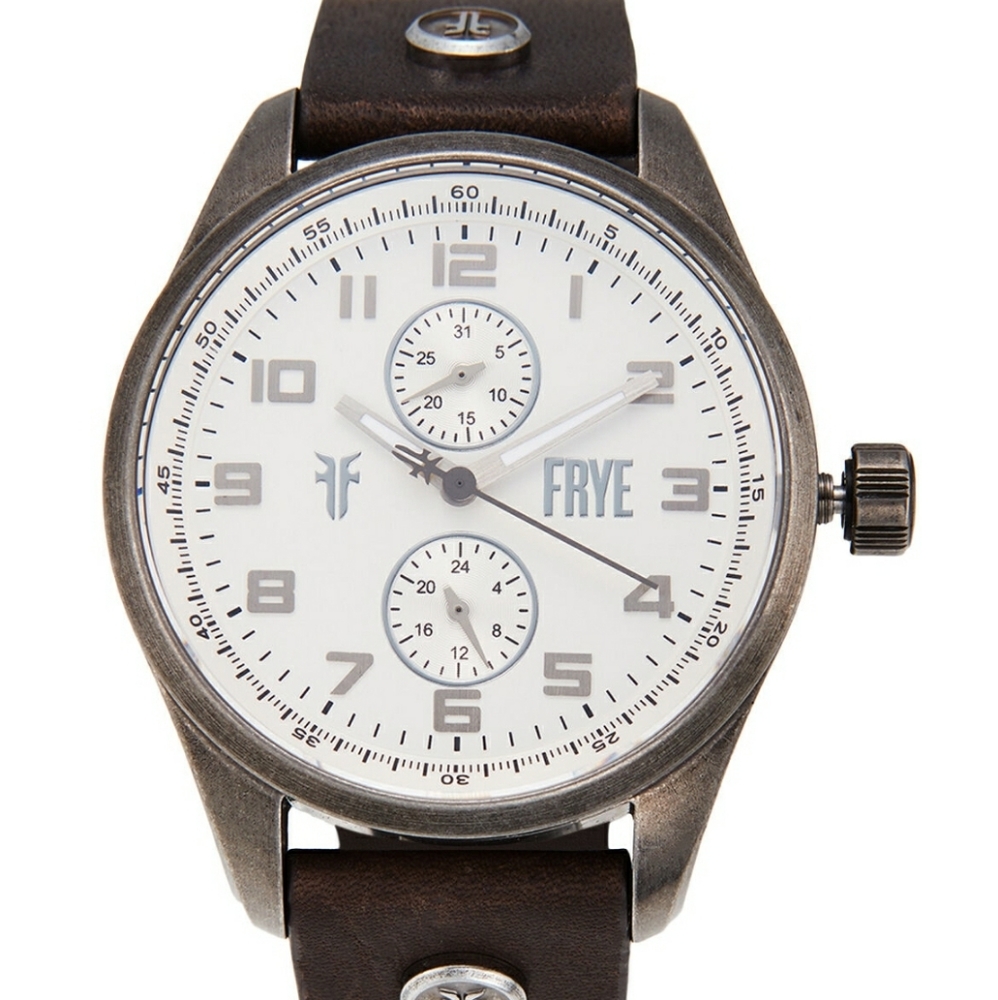 Frye 37FR00001-01 White & Brown Watch